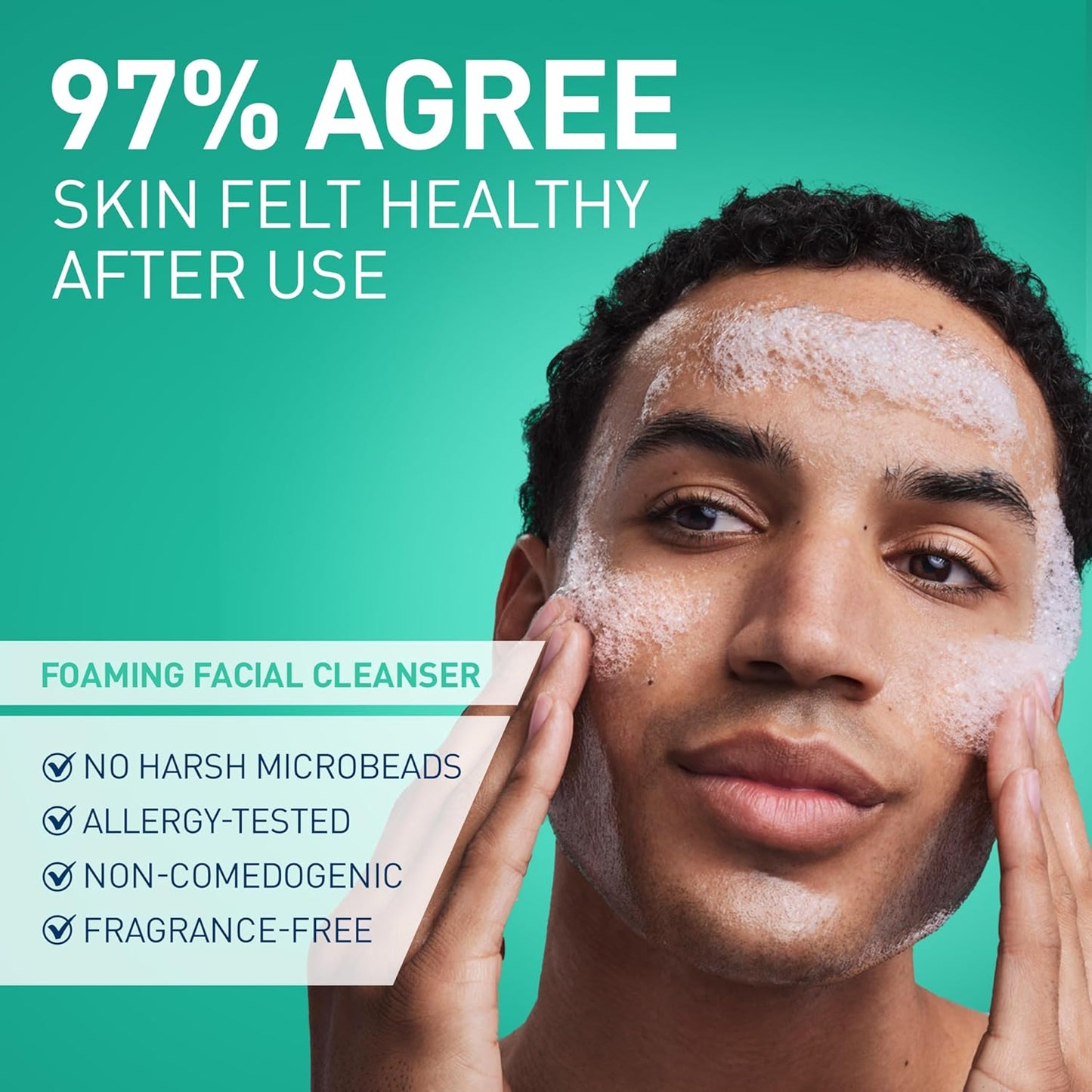 Foaming Facial Cleanser for Oily Skin with Hyaluronic Acid, Ceramides, and Niacinamide - Fragrance-Free and Non-Drying Oil Control Formula, 16 Fluid Ounces