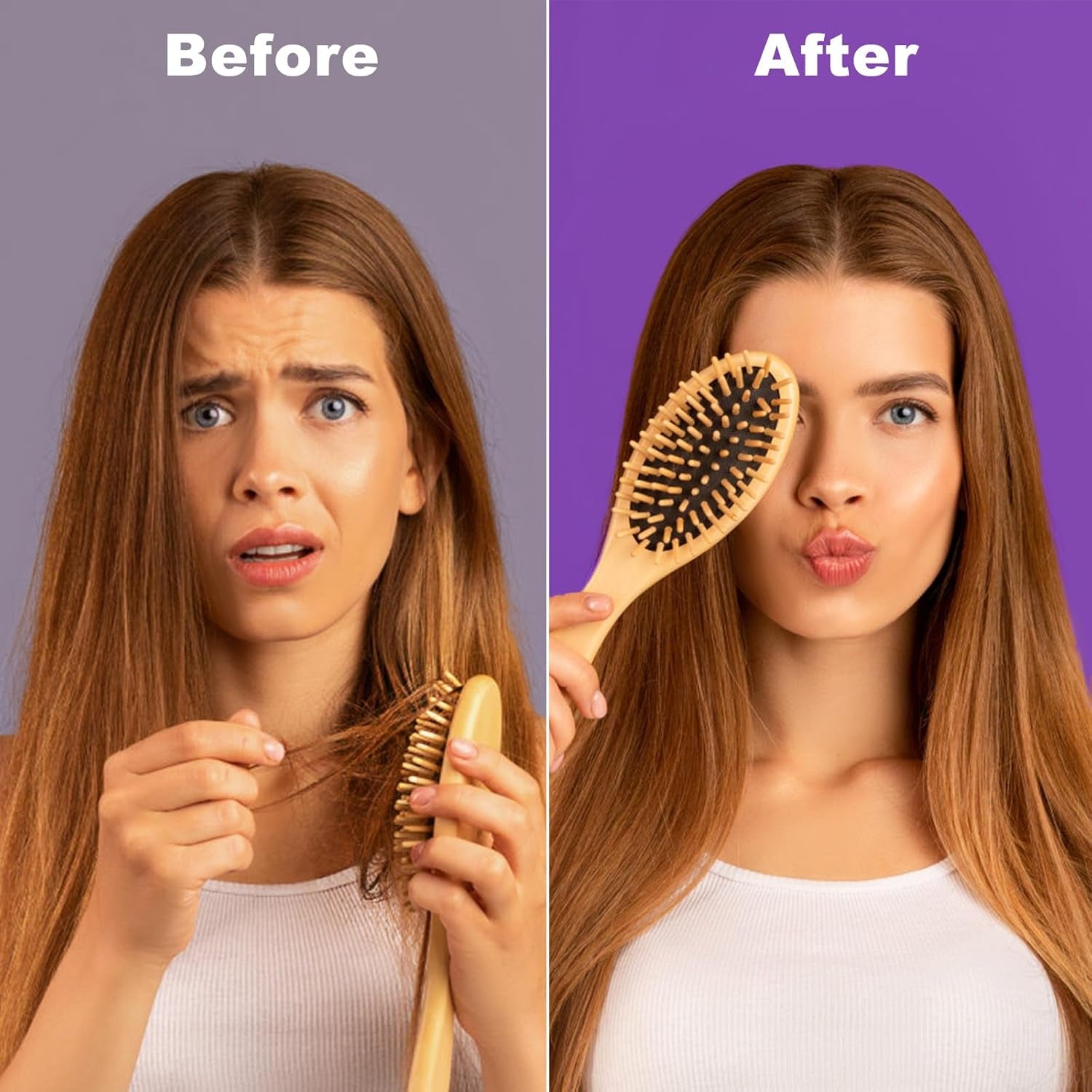 Hair Growth Shampoo and Conditioner Duo Enriched with Rosemary, Biotin, Argan, and Castor Oils for Thinning, Damaged, and Curly Hair